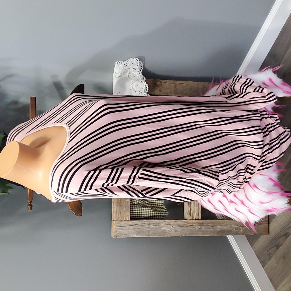 LuLaRoe striped t shirt dress size 2XL NWOT - Picture 3 of 6